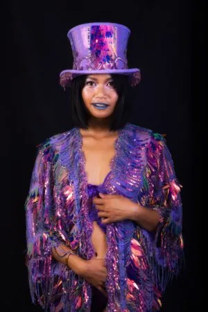 Signature SH!NE Kimono Disco Silver
